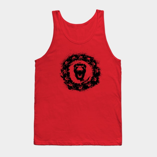 12 MONKEYS: Graffiti (black) Tank Top by cabinboy100